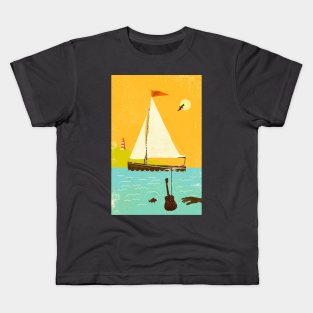 SAILBOAT DREAM Kids T-Shirt